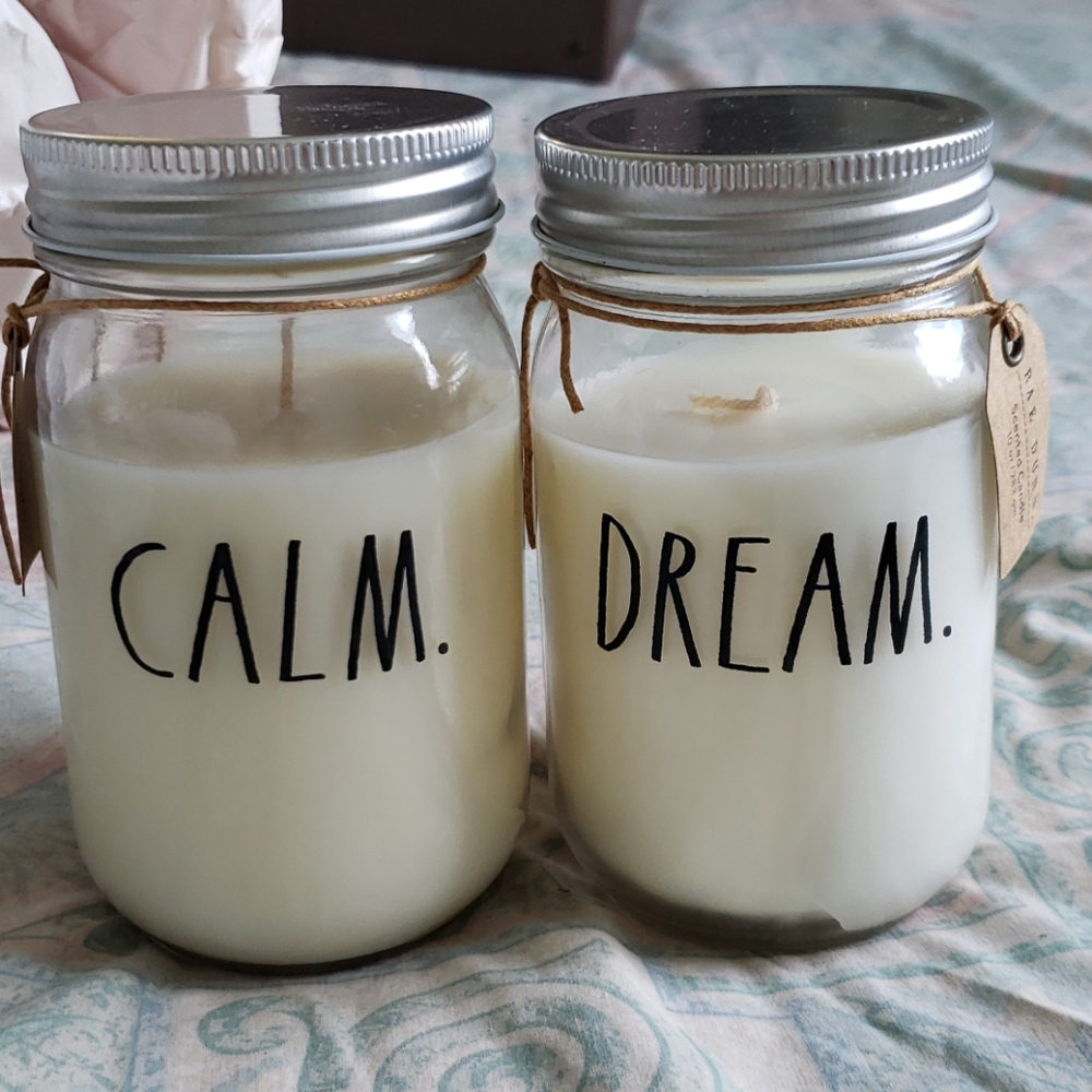 Rae Dunn DREAM CALM candle bundle